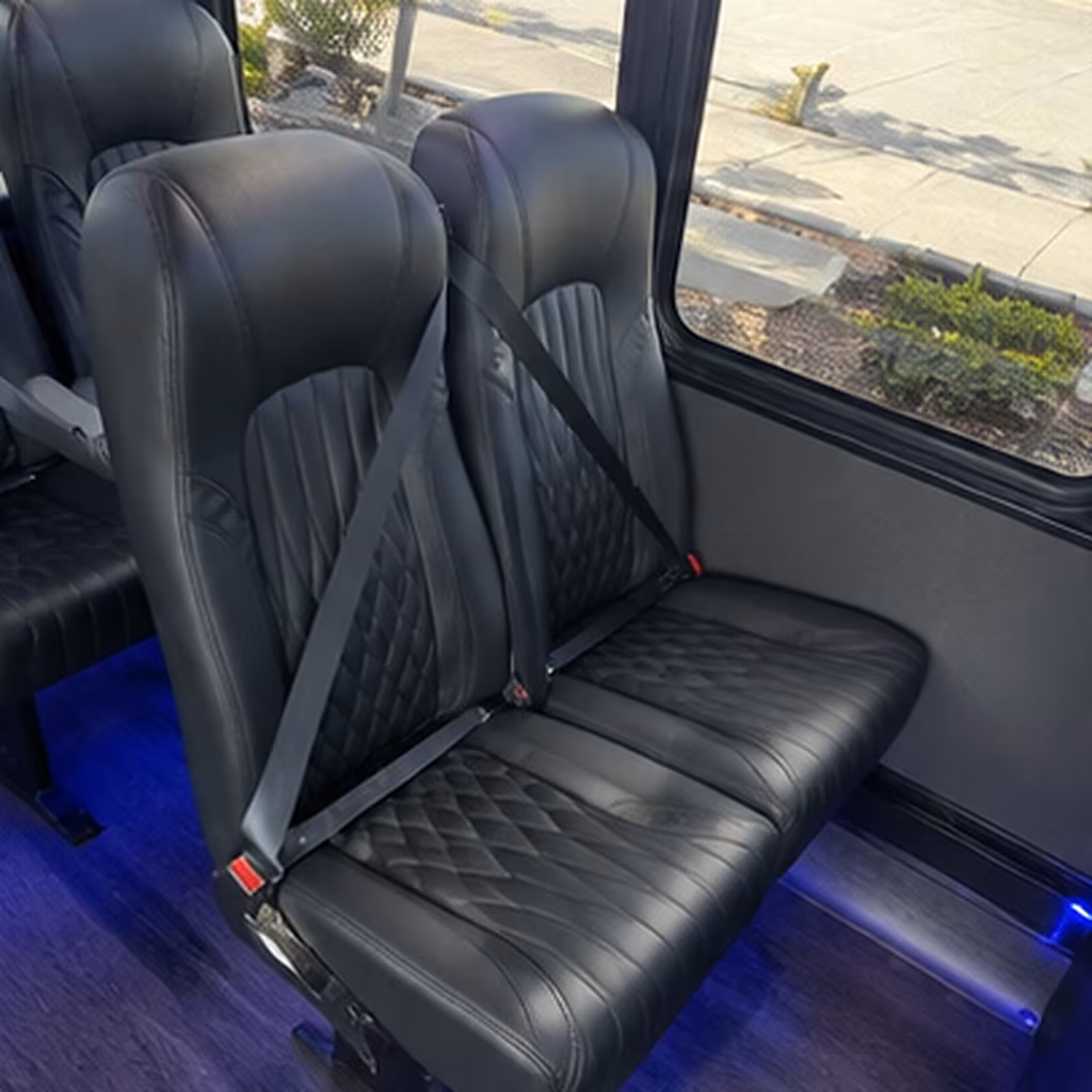25 passenger minibus inside