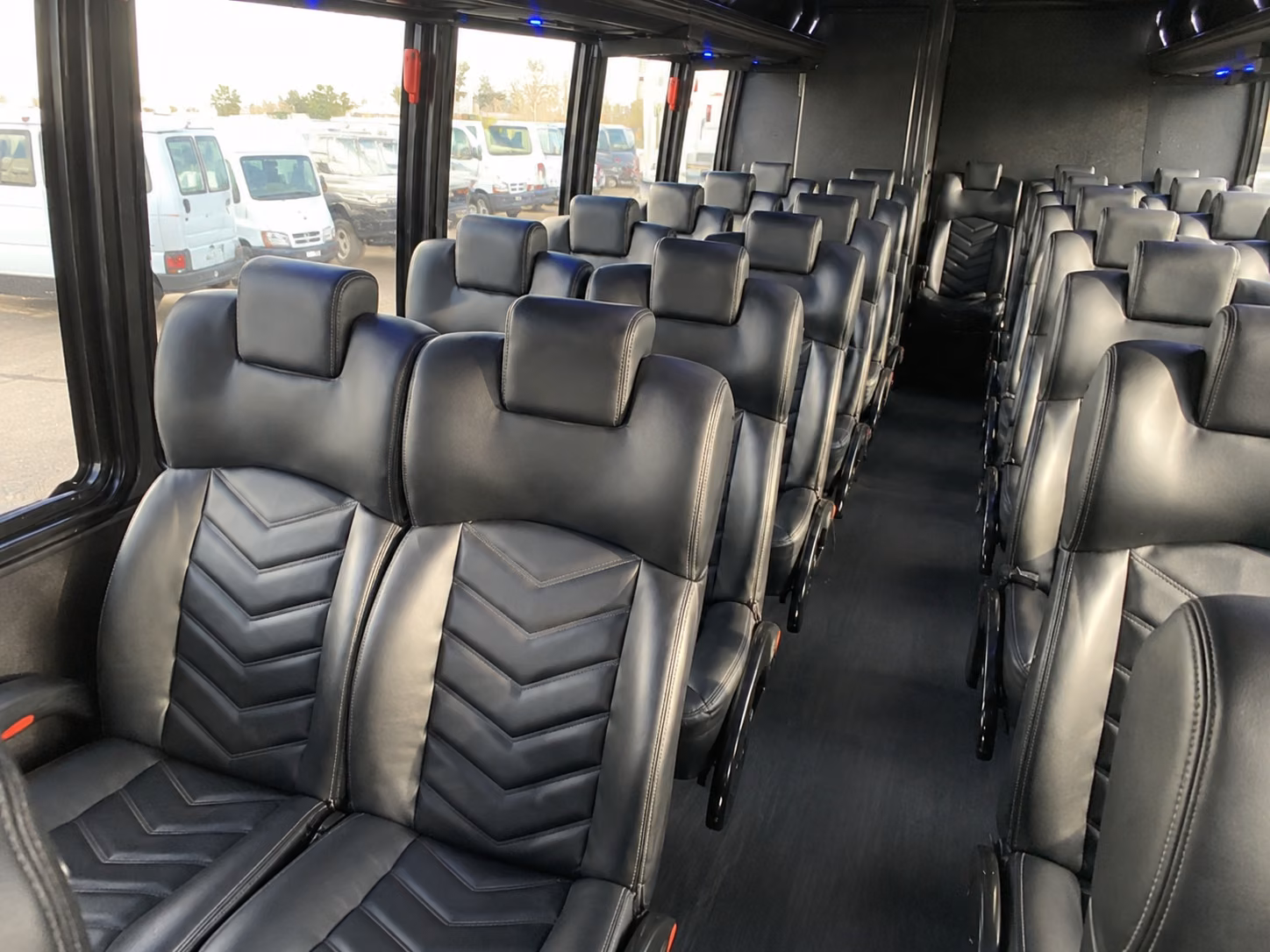 buckeye 18 passenger minibus interior