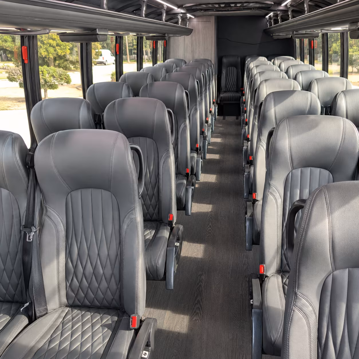 buckeye 25 passenger minibus interior