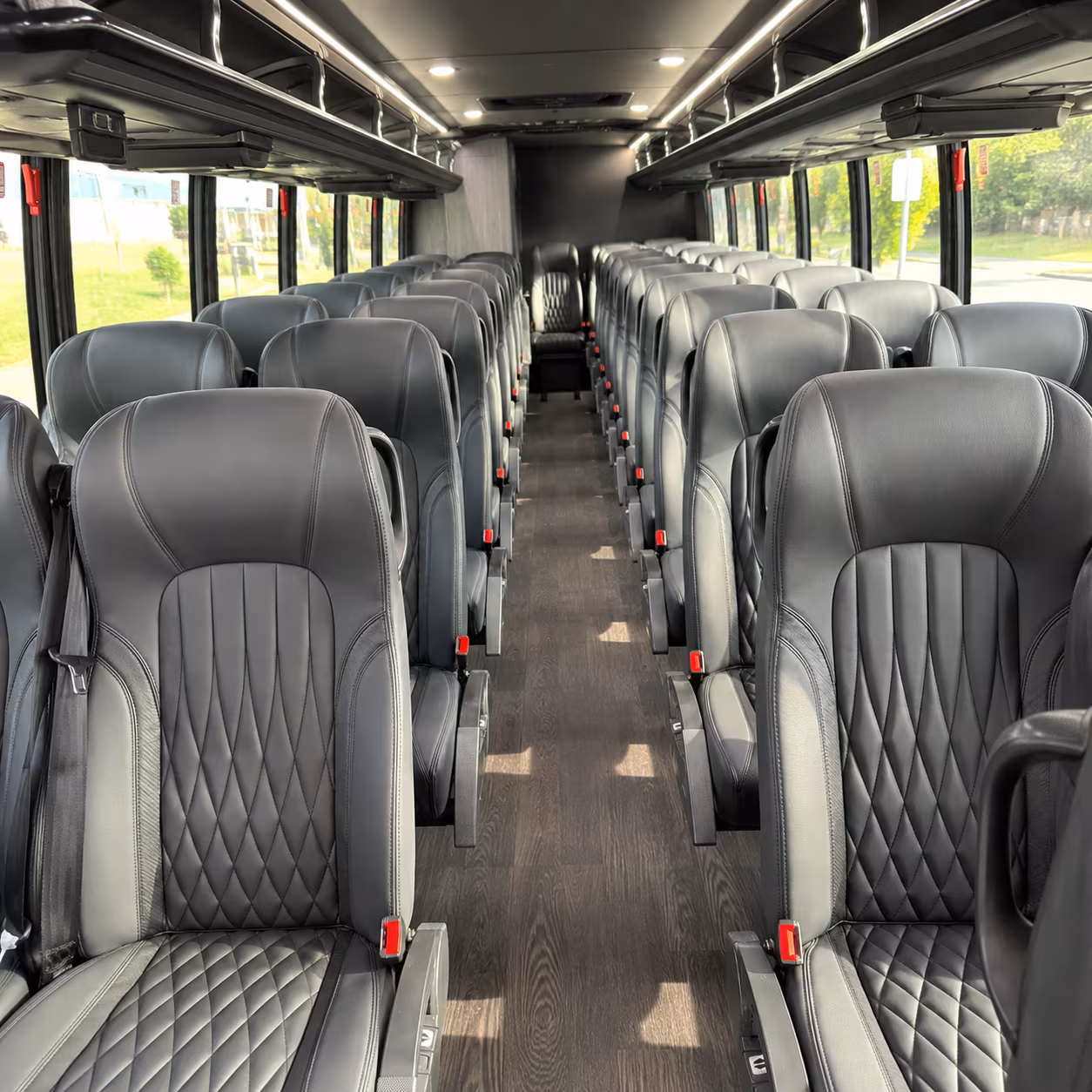 buckeye 35 passenger minibus interior