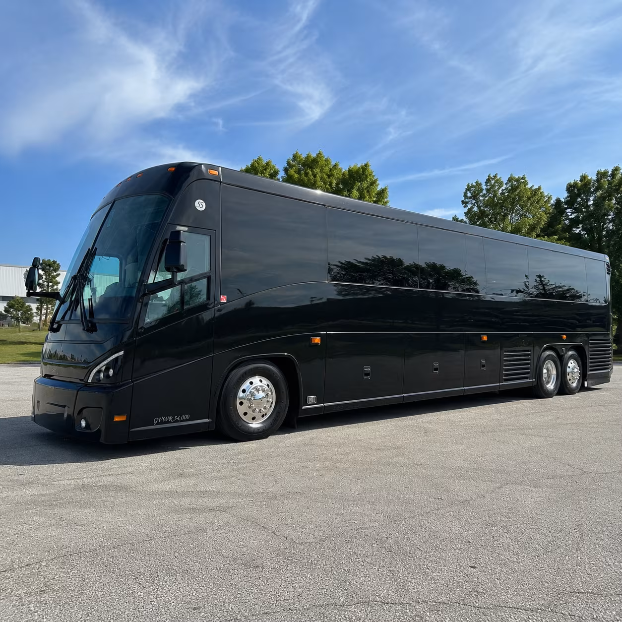 buckeye 47 passenger charter bus