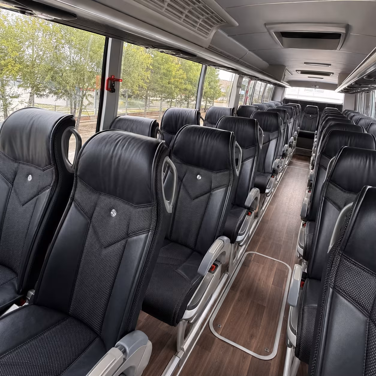 buckeye charter bus inside