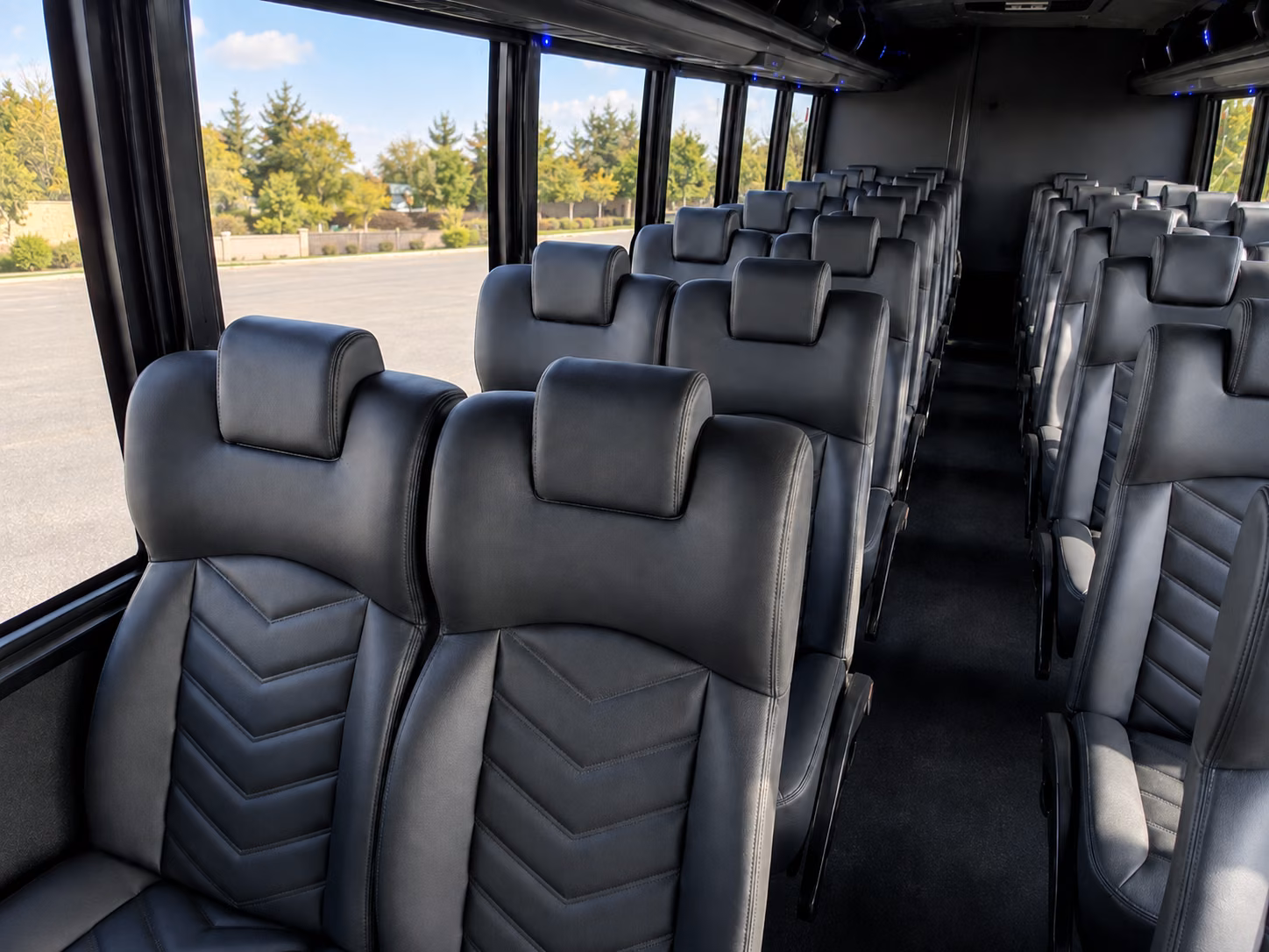 buckeye religious group transportation onboard seating