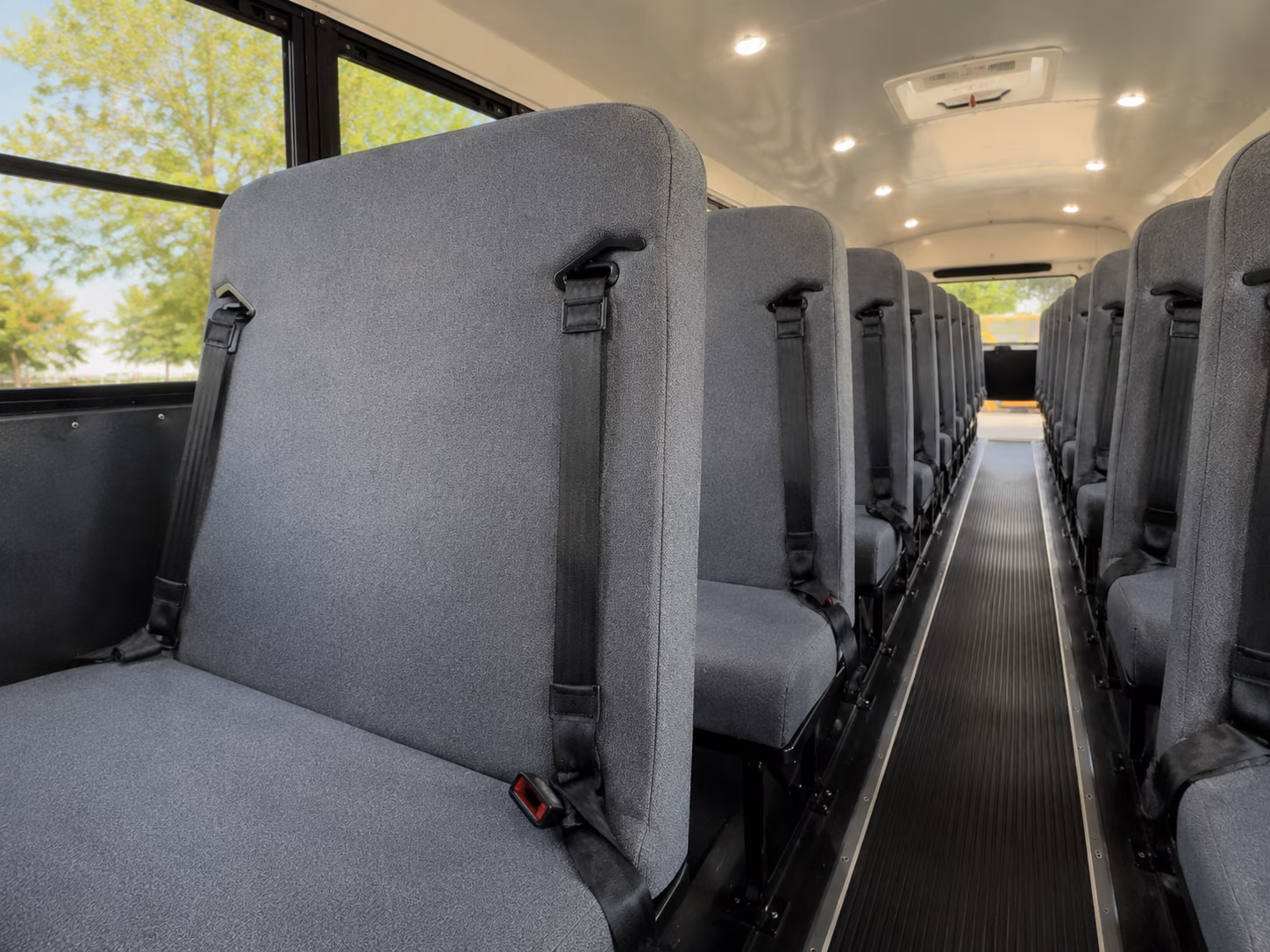 buckeye school bus inside