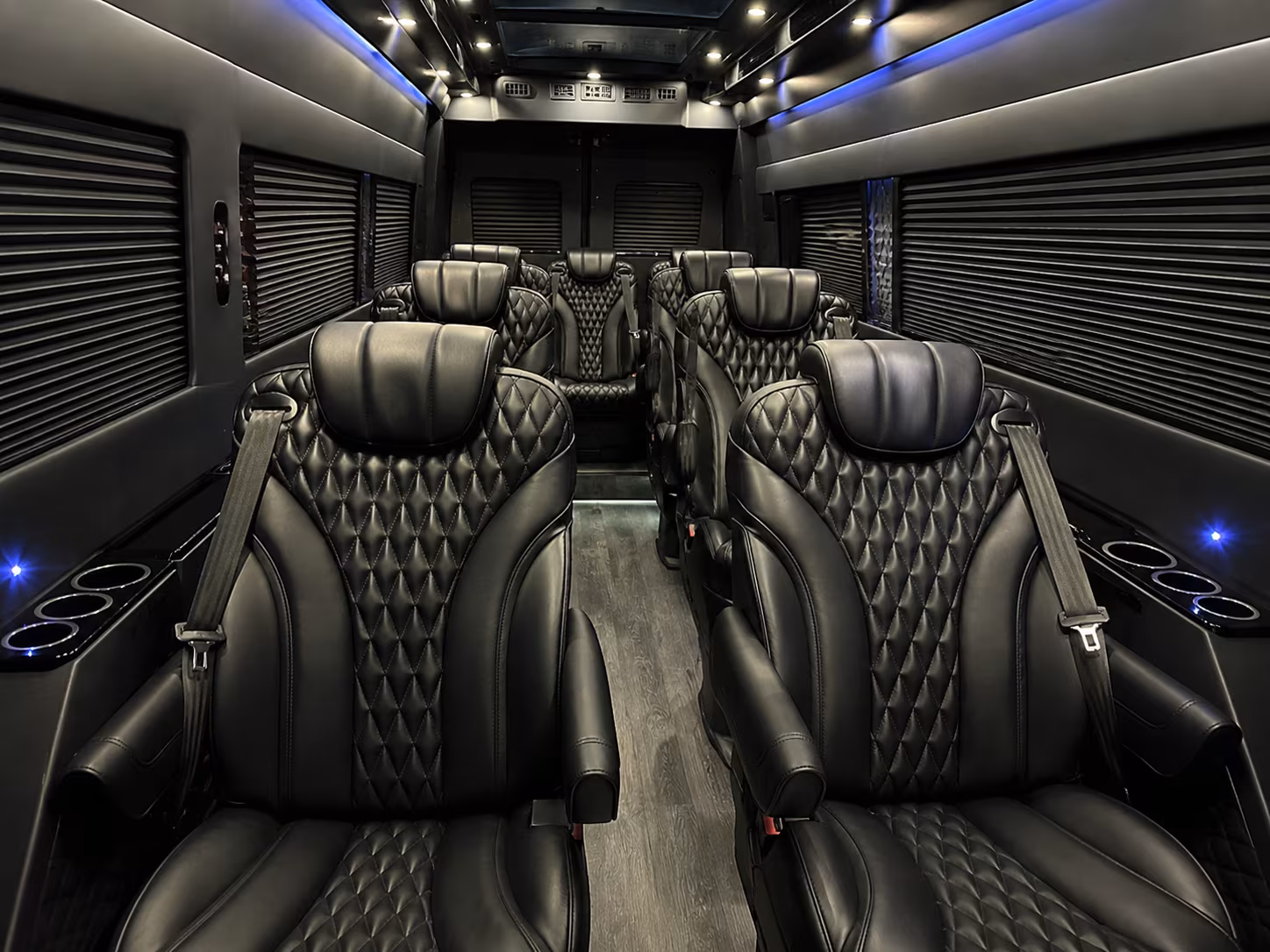 buckeye sprinter van with driver inside